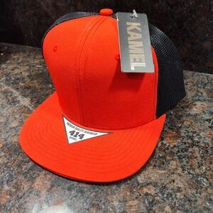 Kamel Red and Black Snapback Hat